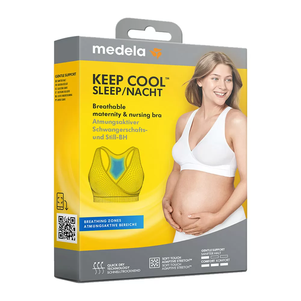 Medela Keep Cool Nat-BH - Hvid - Flere størrelser