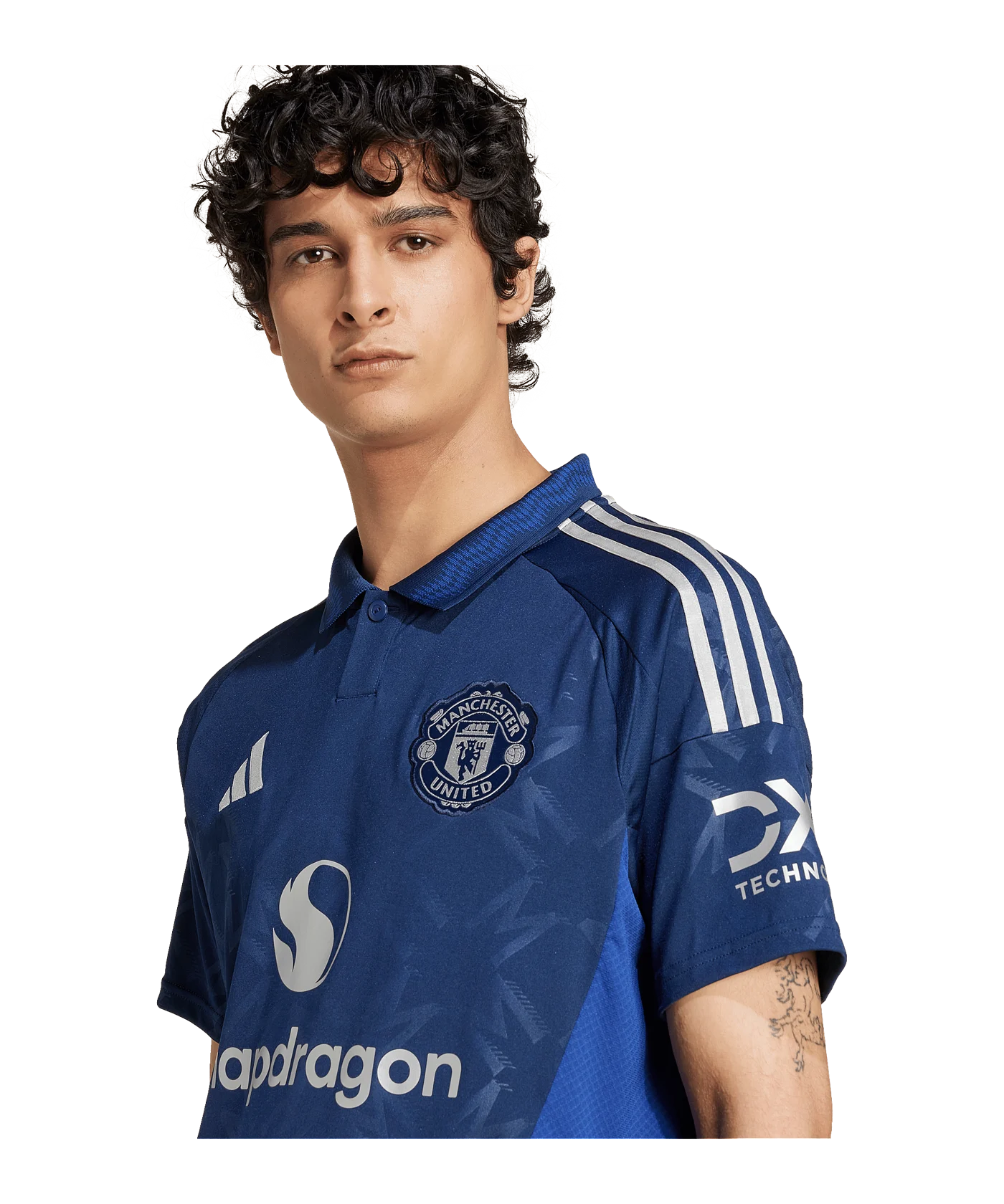 adidas Manchester United Trikot Away 2024/2025 Blau