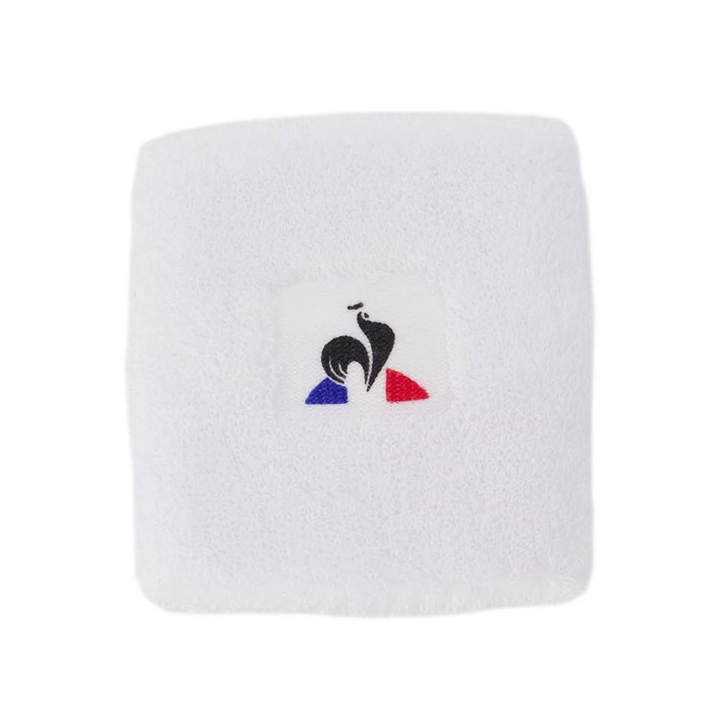 Poignets éponge Le Coq Sportif blanc