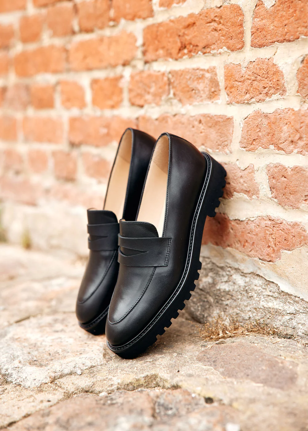 MOCASSIN CAMELIA CUIR NOIR