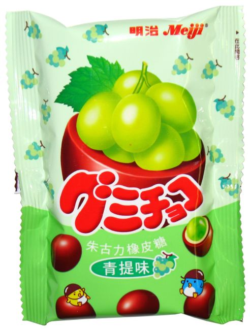 Meiji Gummy Chocolade Muskaatdruif Smaak 53g