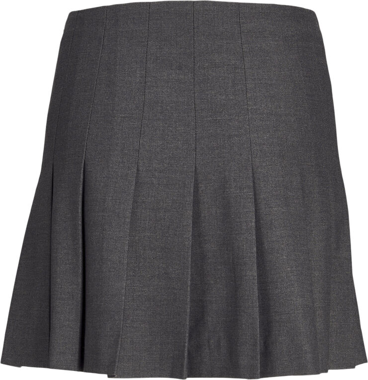 JJXX JXELLIS HW SHORT PLISSE SKIRT TLR Dark grey melange