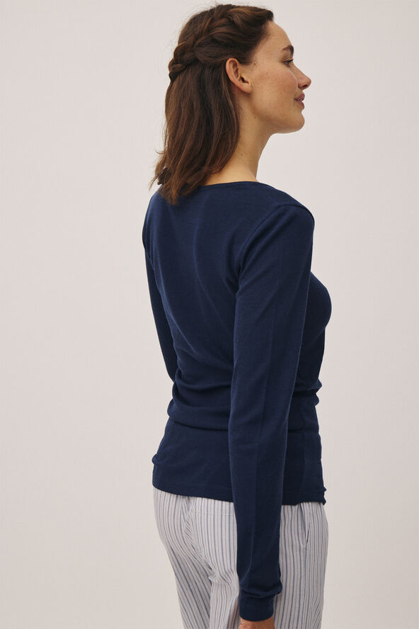 Magasin du Nord Collection Celia 3 - 100% RWS Merino Wool Navy