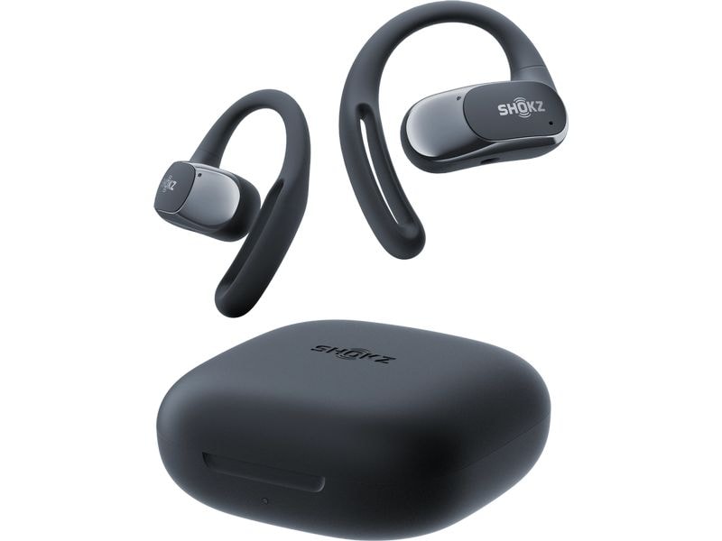 Shokz Wireless In-Ear-Kopfhörer OpenFit Air Schwarz Open-Ear-Sportkopfhörer