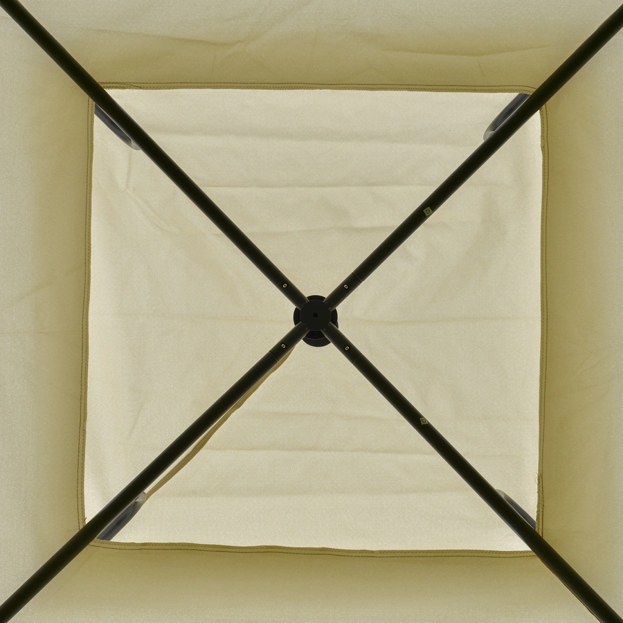 Outsunny Pavillon mit Doppeldach beige