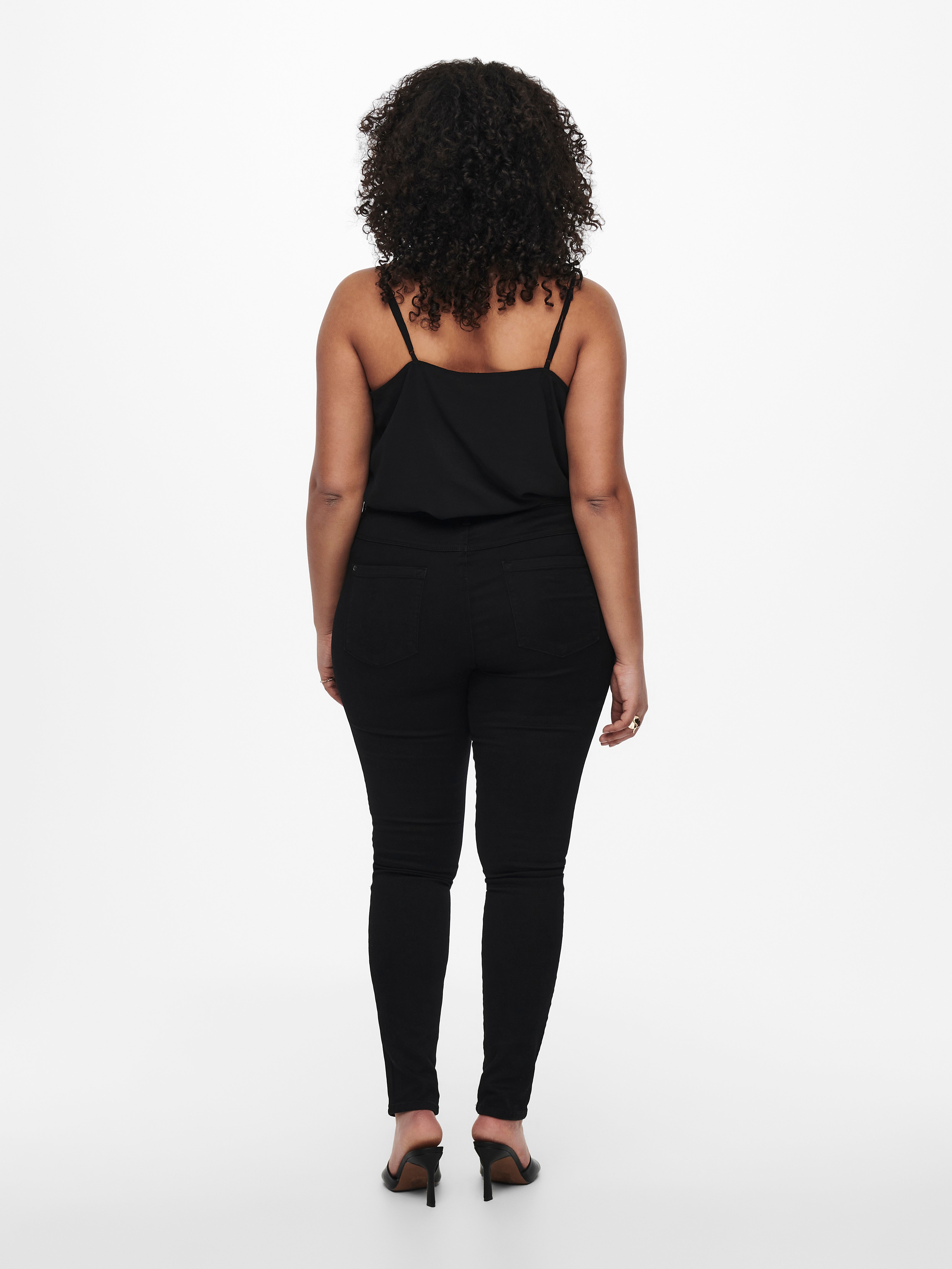 CARAUGUSTA Hohe Taille Skinny Fit Jeans Black