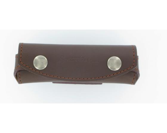 Etui Cuir Sauveterre - Chocolat