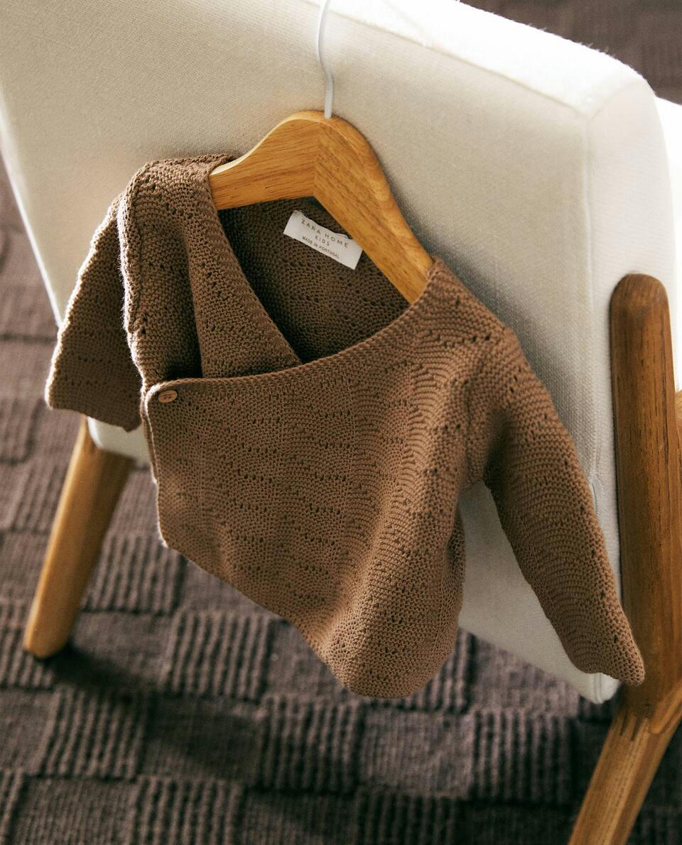 CARDIGAN DE TRICÔ ABERTO