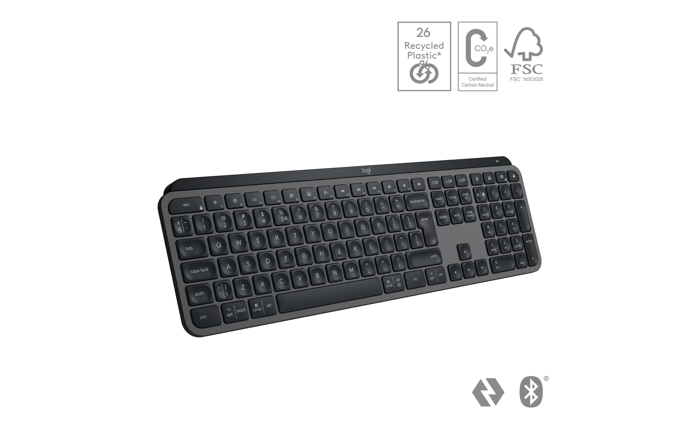 Logitech Wireless-Tastatur »MX Keys S CH-Layout« ()