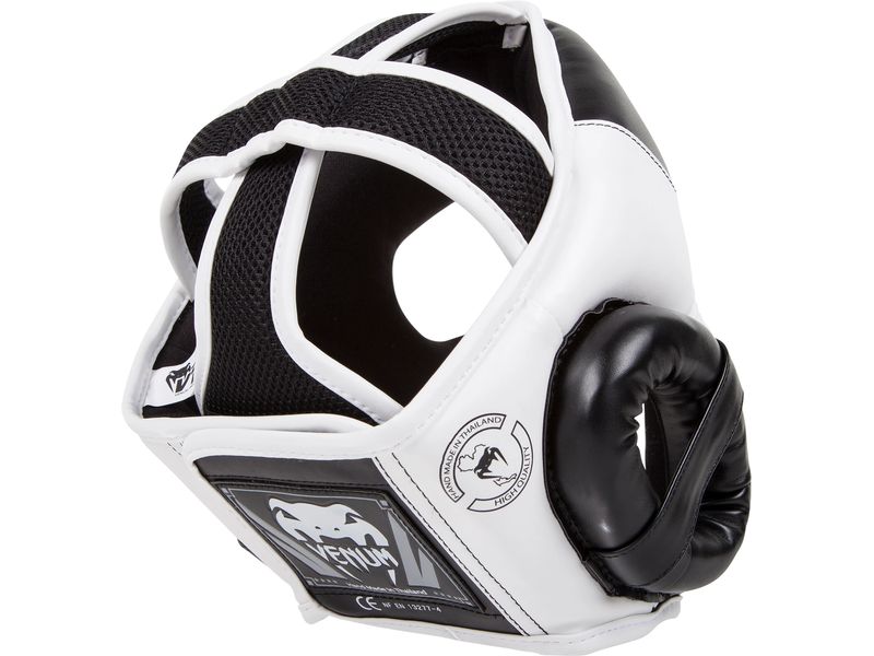 Venum Challenger 2.0 Headgear Schwarz/Weiss Kampfsport Kopfschutz