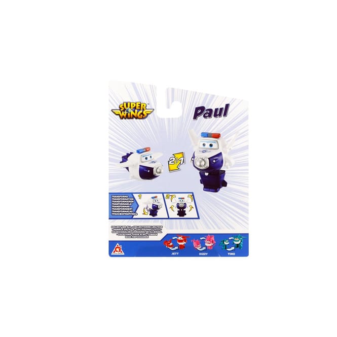 Super Wings - Transforming Paul Figur