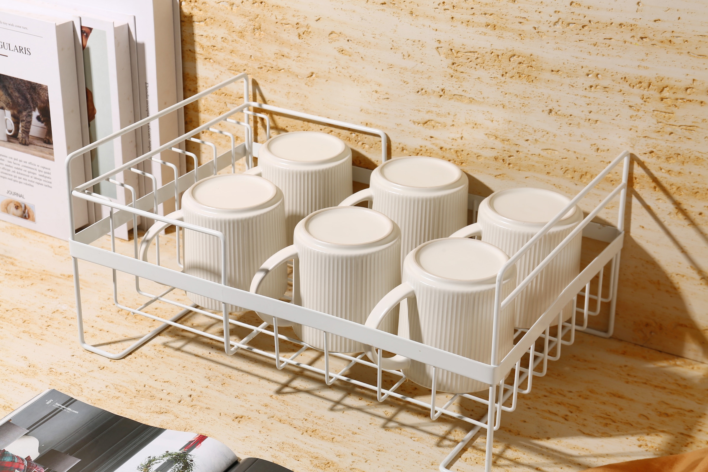 GOODproduct Becher »Kaffeebecher Ylvii, 6er Set« spülmaschinenfest und mikrowellengeeignet, 460 ml