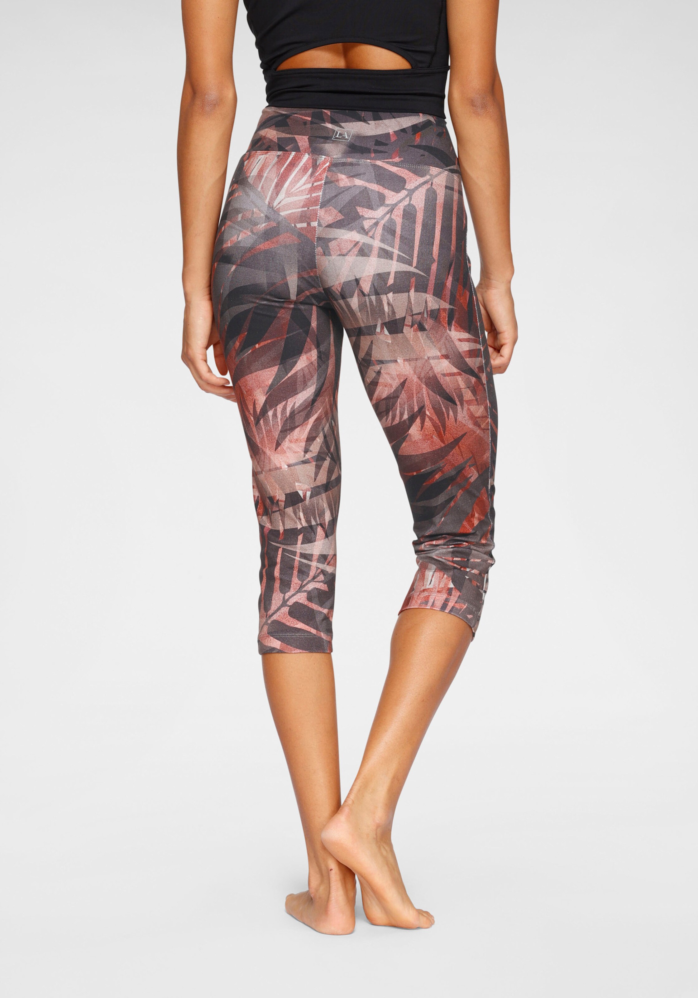 LASCANA ACTIVE Caprileggings in gemustert-braun