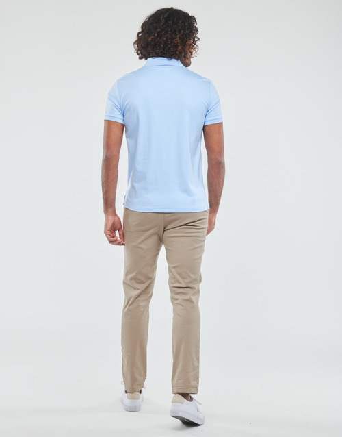 Polo Ralph Lauren - POLO COUPE DROITE EN PIMA COTON Azul / Celeste