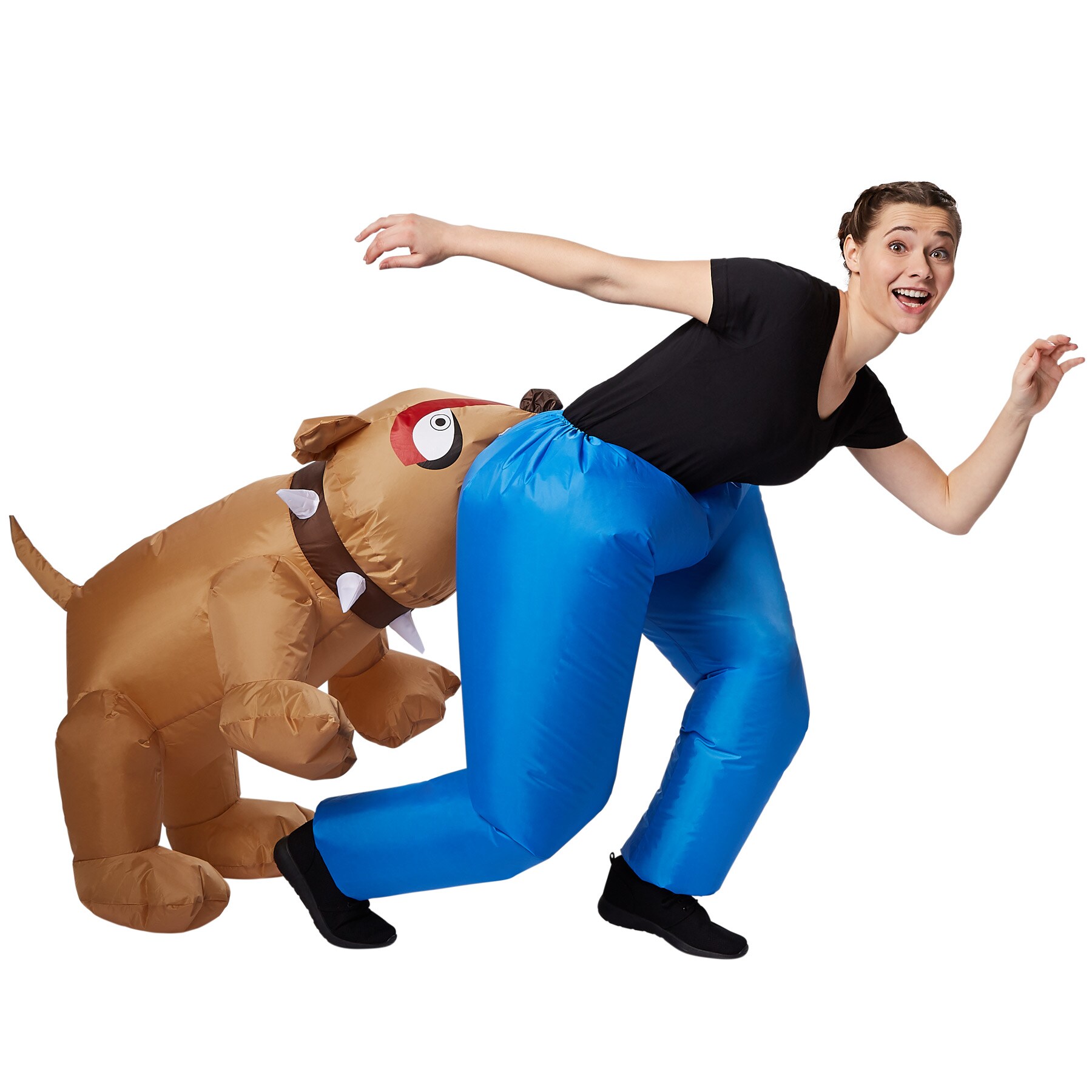 tectake® Selbstaufblasbares Kostüm Hund