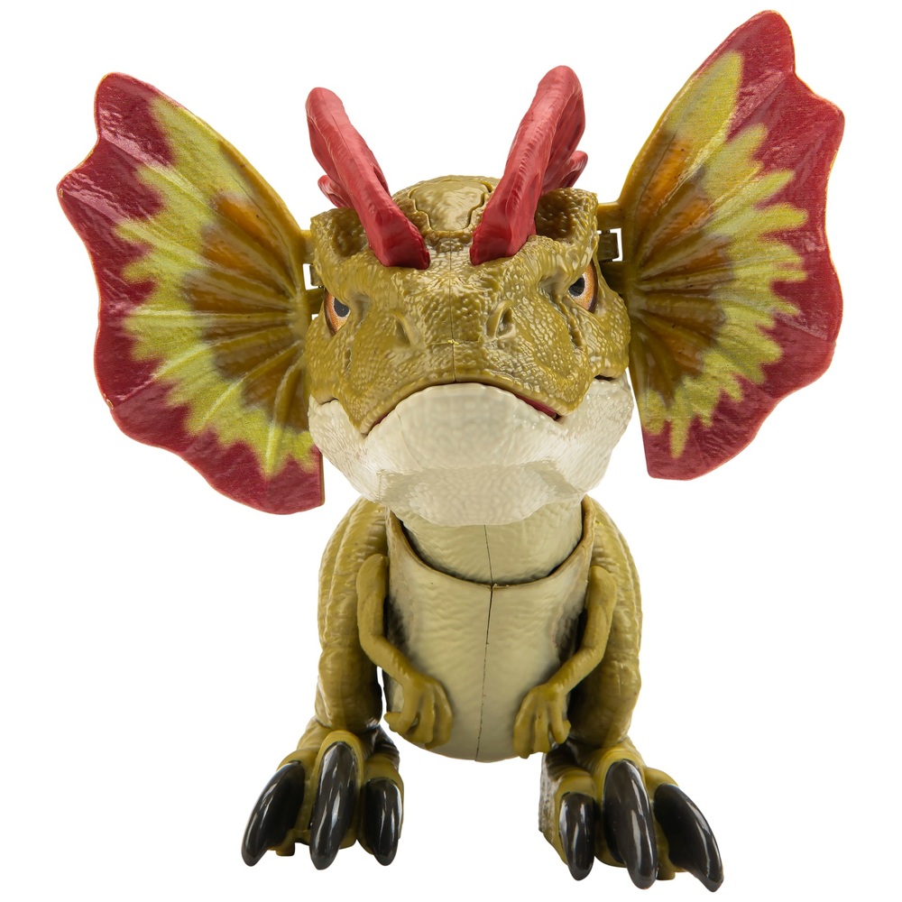 Jurassic World Uncaged Rowdy Roars Dilophosaurus Figur