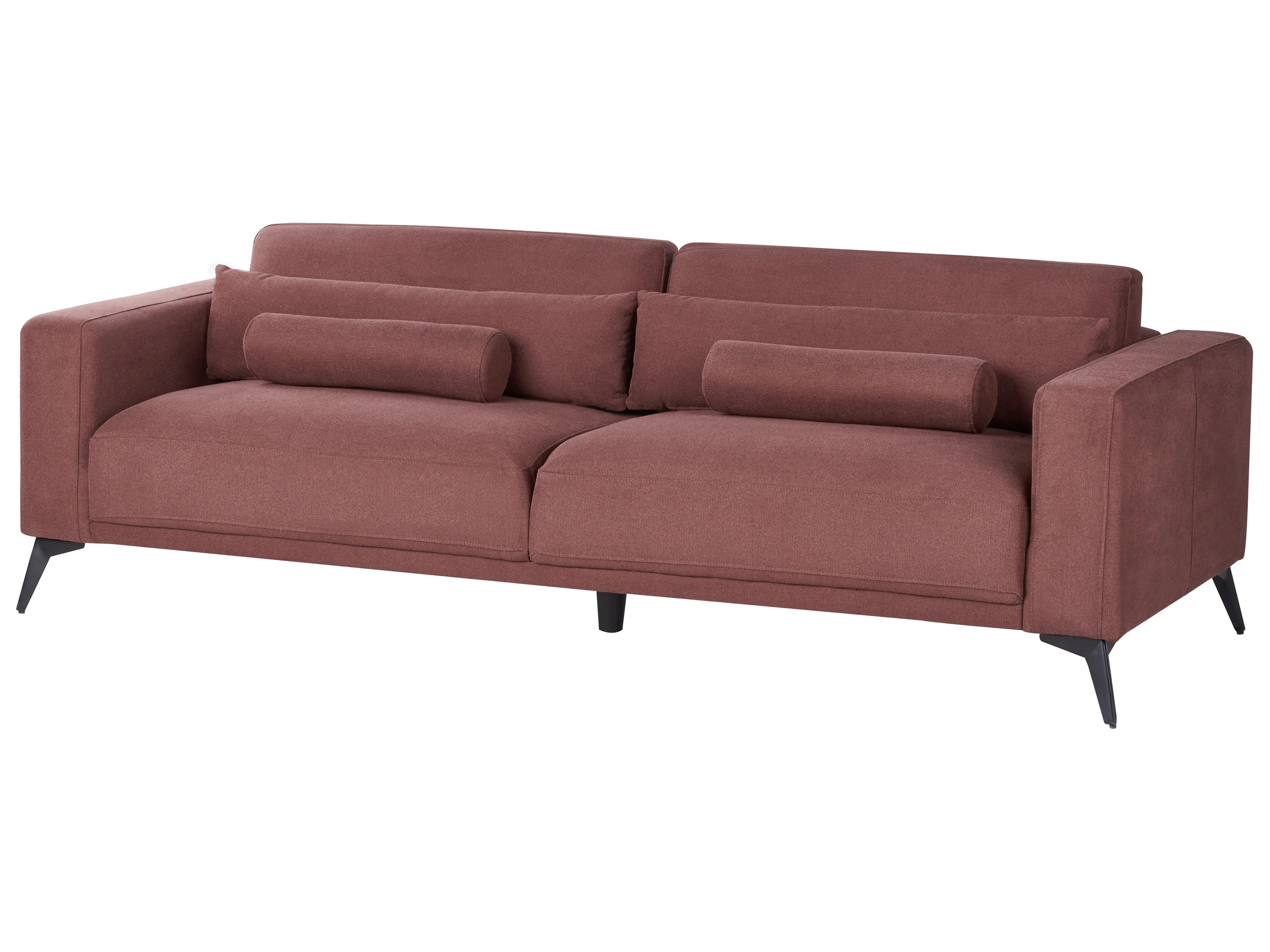 Bank 3-zits ANGE Stof Bordeauxrood
