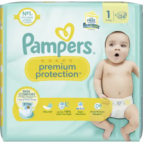 premium protection Windeln Gr.1 (2-5kg)
