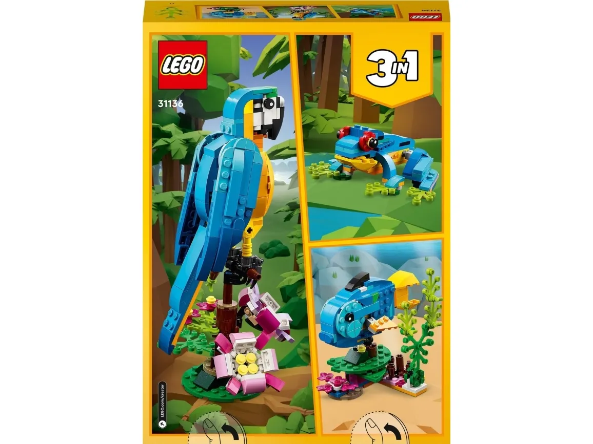 LEGO Creator 31136 Eksotisk papegøje