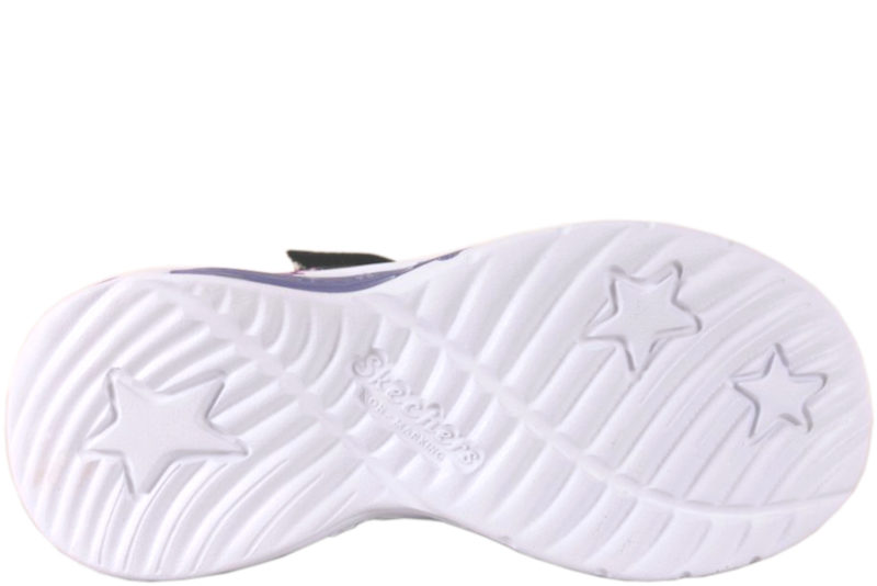 SKECHERS S LIGHTS - STAR SPARKS LILLA SNEAKERS MED LYS