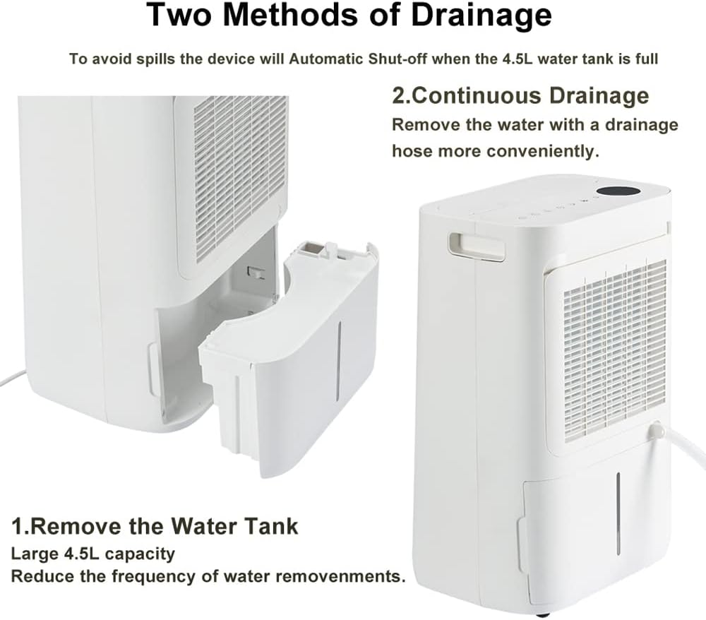 25L WiFi Luftentfeuchter mit Fernsteuerung,Ionisator,HEPA-Filter,Aktivkohlefilter,Raumentfeuchter Entfeuchter bis 70m²,4.5L Wassertank,Digitaler Feuchtigkeitsanzeige,Timer ALPHA-Q25 Pro WiFi