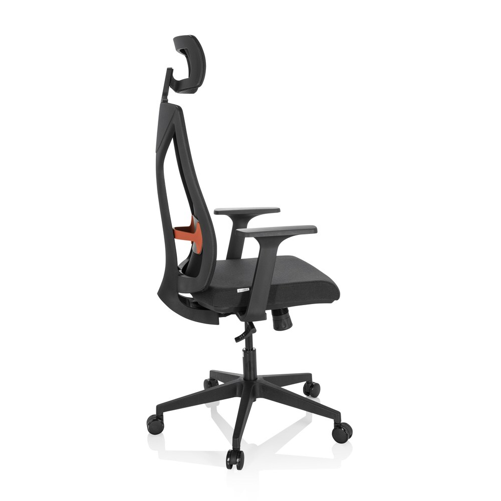 Profi Bürostuhl KODIAK Stoff/Netzstoff mit Armlehnen hjh OFFICE