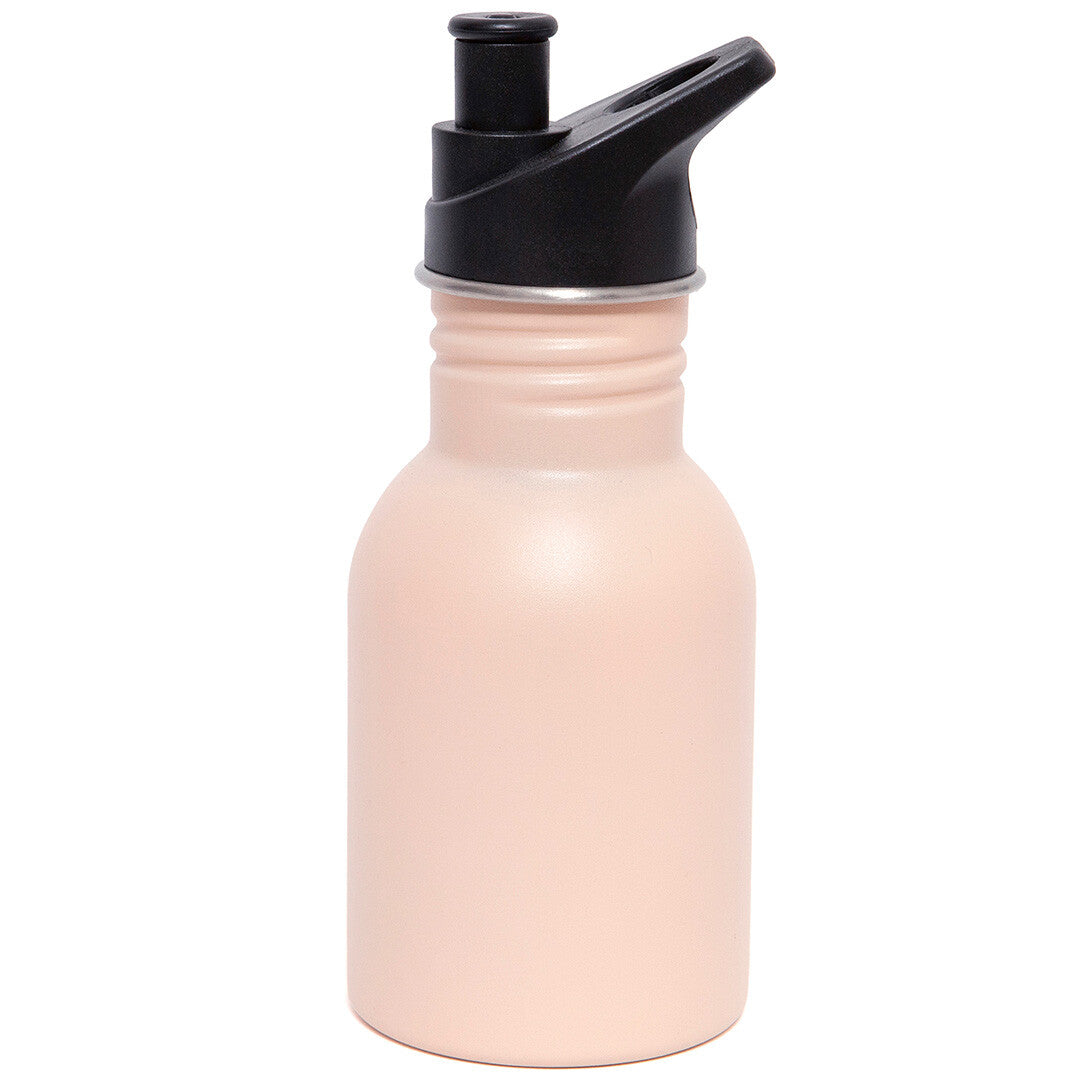 Petit monkey rvs drinkfles zacht roze - 380 ml