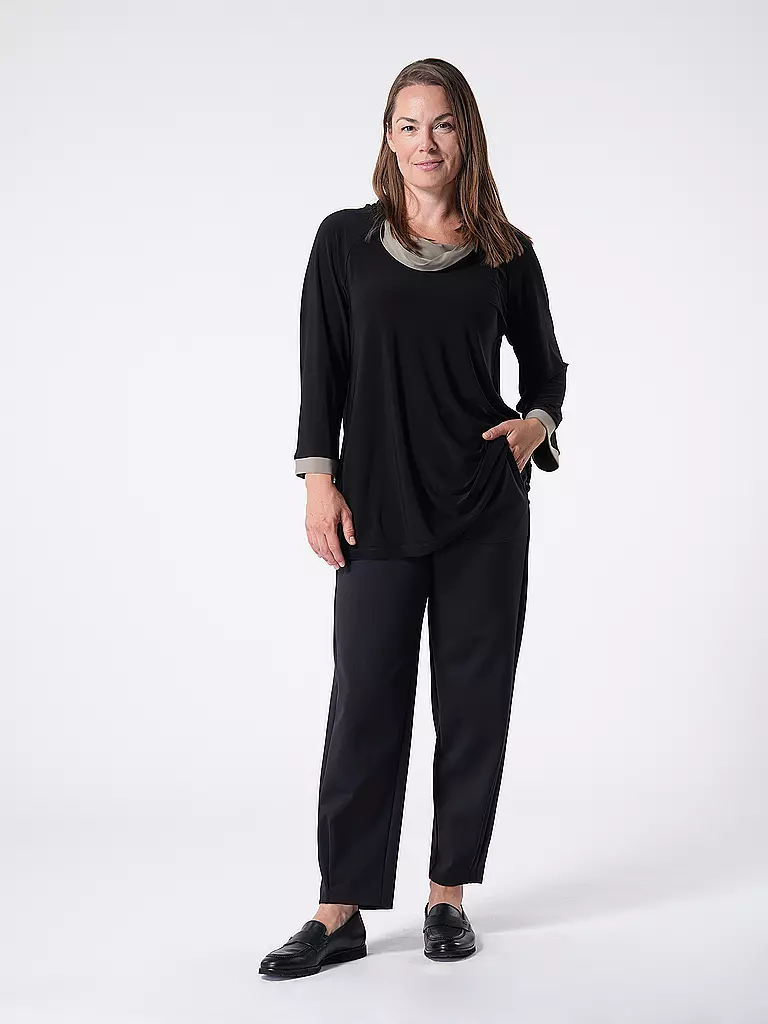JOSEPH RIBKOFF Langarmshirt schwarz