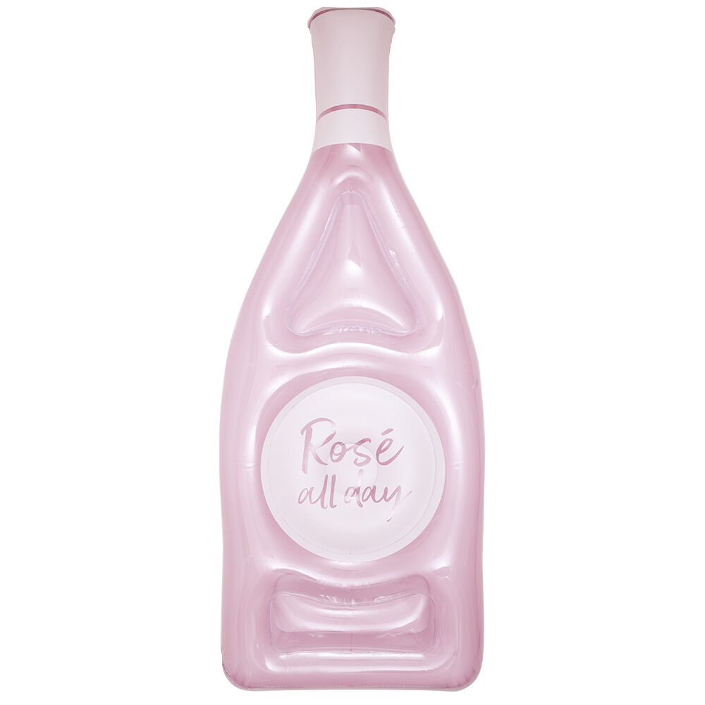 Matelas gonflable bouteille Rosé all day