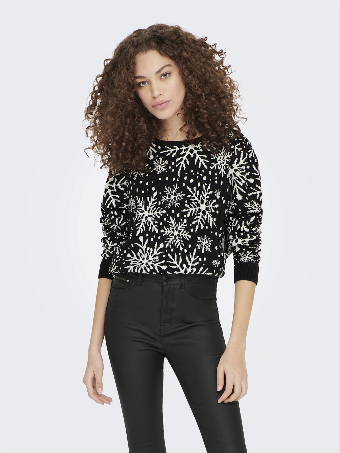JDYMIKA Strickpullover Black