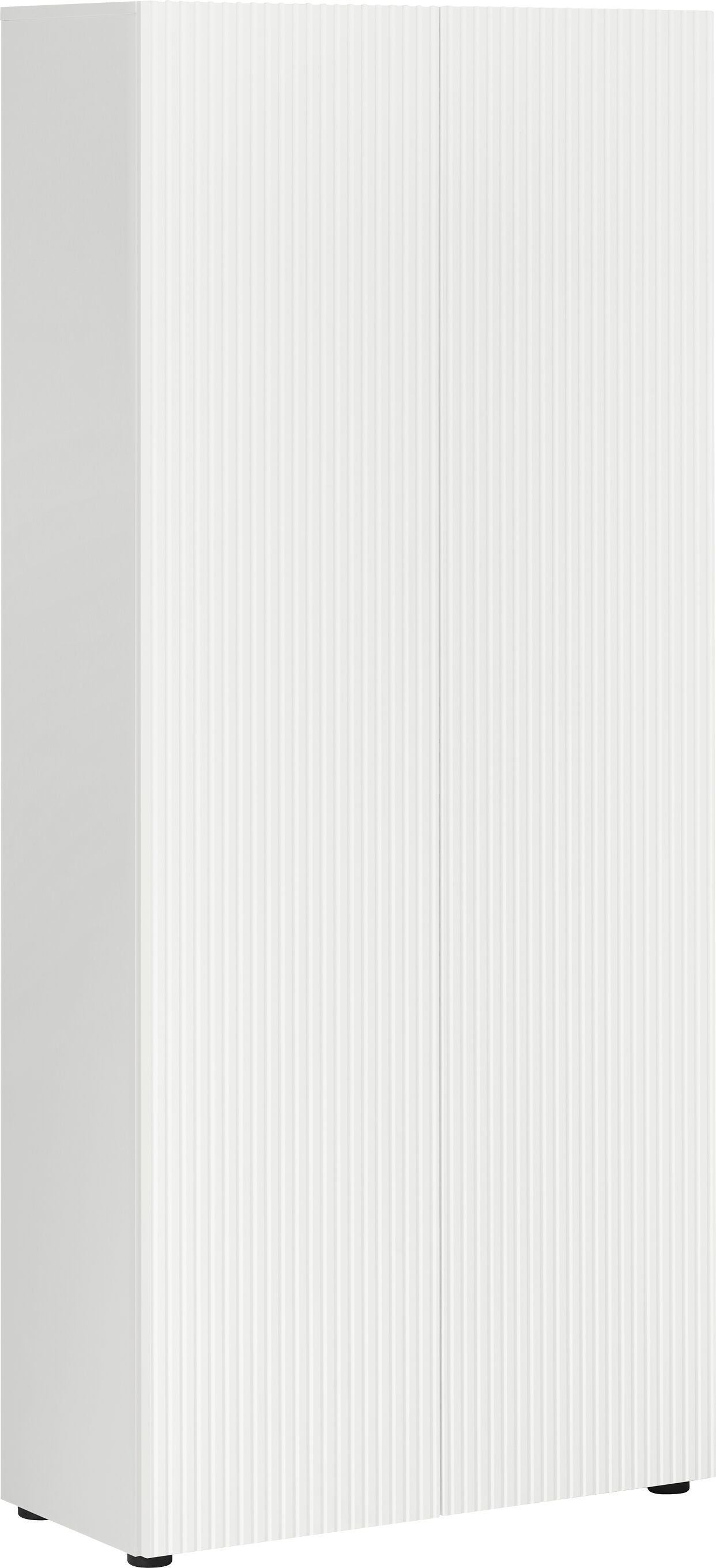 OFFICE X Schrank - Weiss / B: 80.0 cm x T: 35.8 cm x H: 179.5 cm