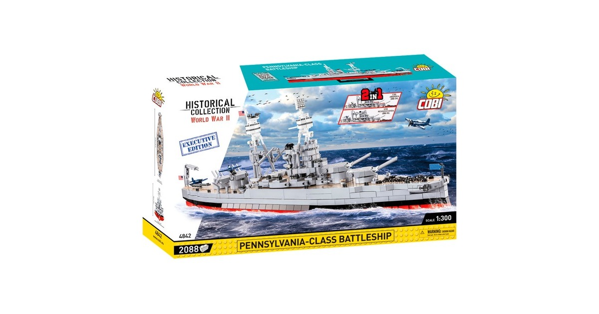 COBIPennsylvania Class Battleship - Executive Edition Constructiespeelgoed  (Schaal 1:300)