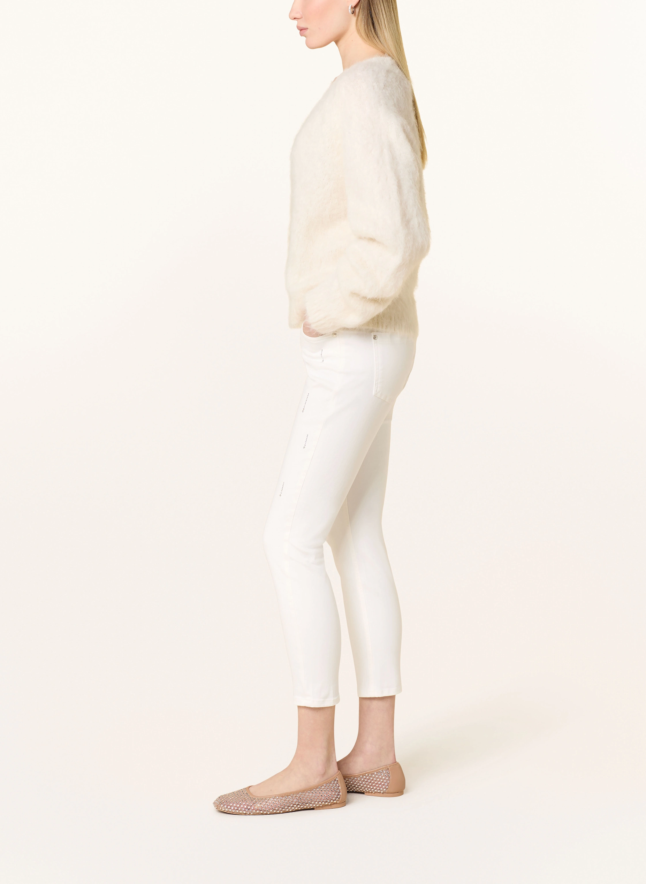 monari Skinny Jeans mit Schmucksteinen