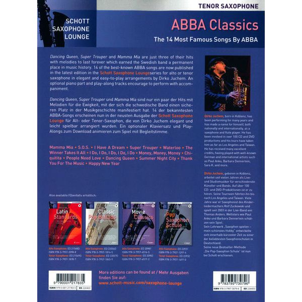 Schott Abba Classics T-Sax