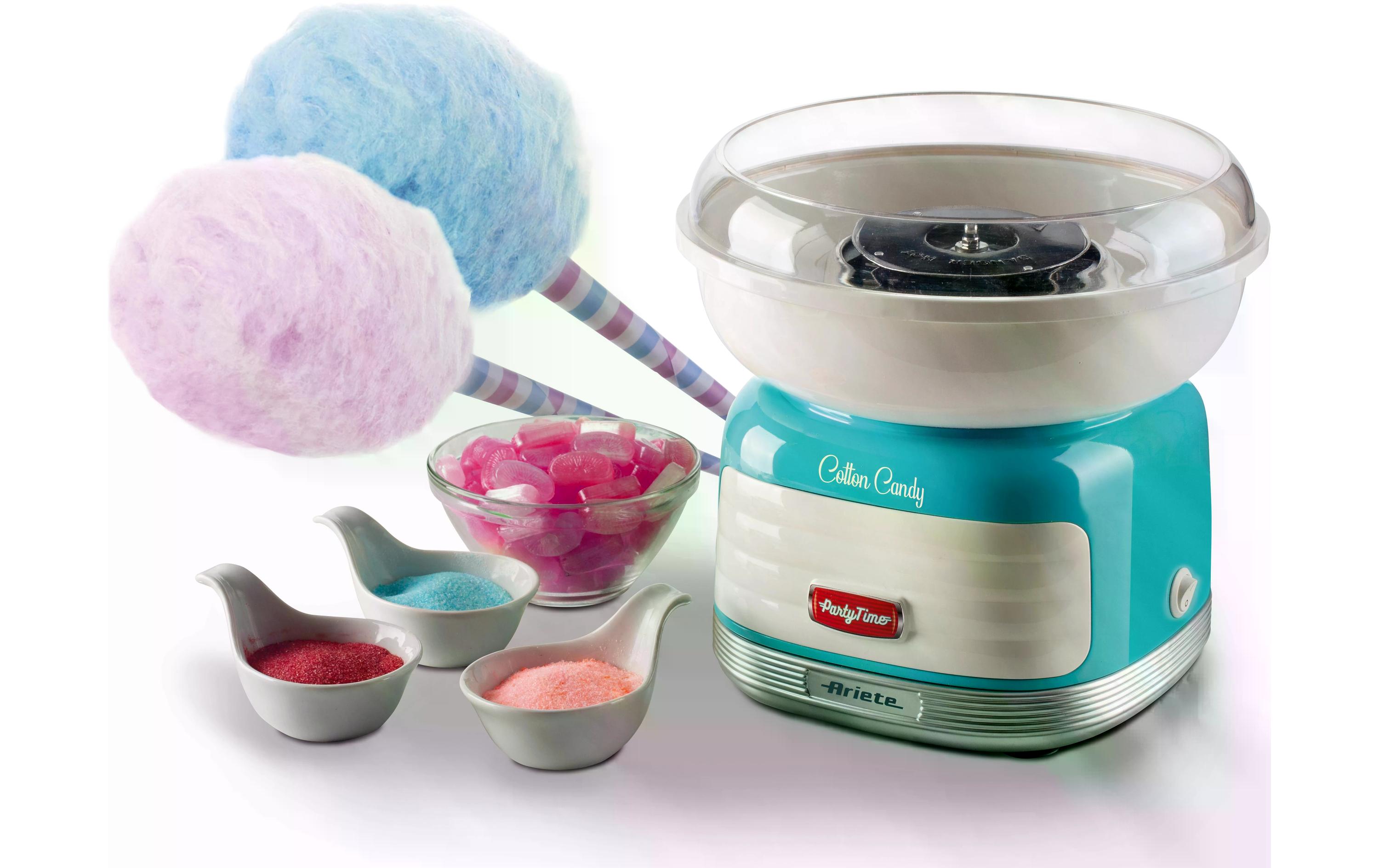 Zuckerwattemaschine Party Time ARI-2973-BL Blau/WeissMaschine für die Zuckerwatte zum Selbermachen
