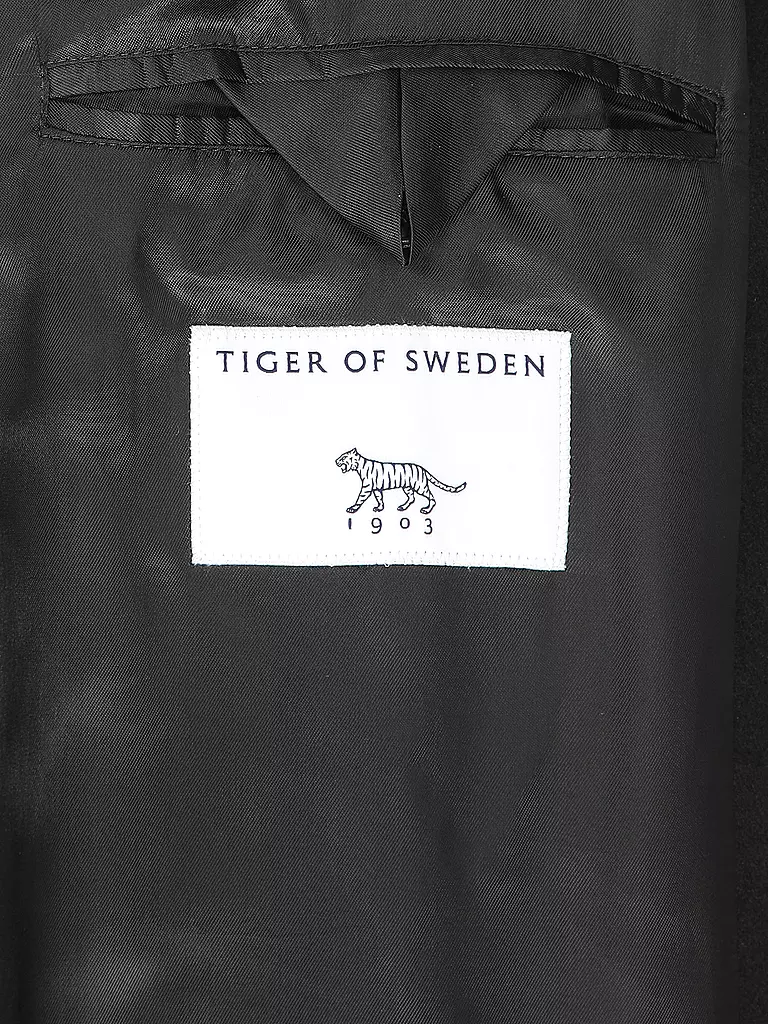 TIGER OF SWEDEN Wollmantel FINNAN schwarz