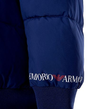Emporio Armani Dynejakke - Blå/R?d