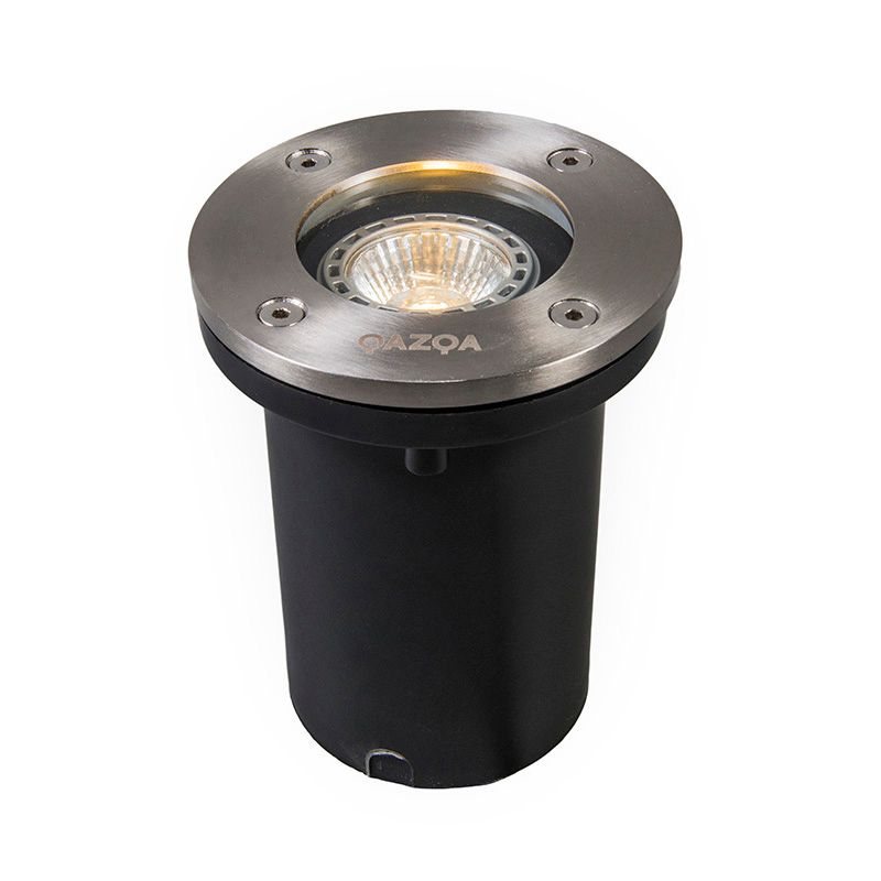 Smart grondspot RVS incl. WiFi GU10 IP65 - Basic Round