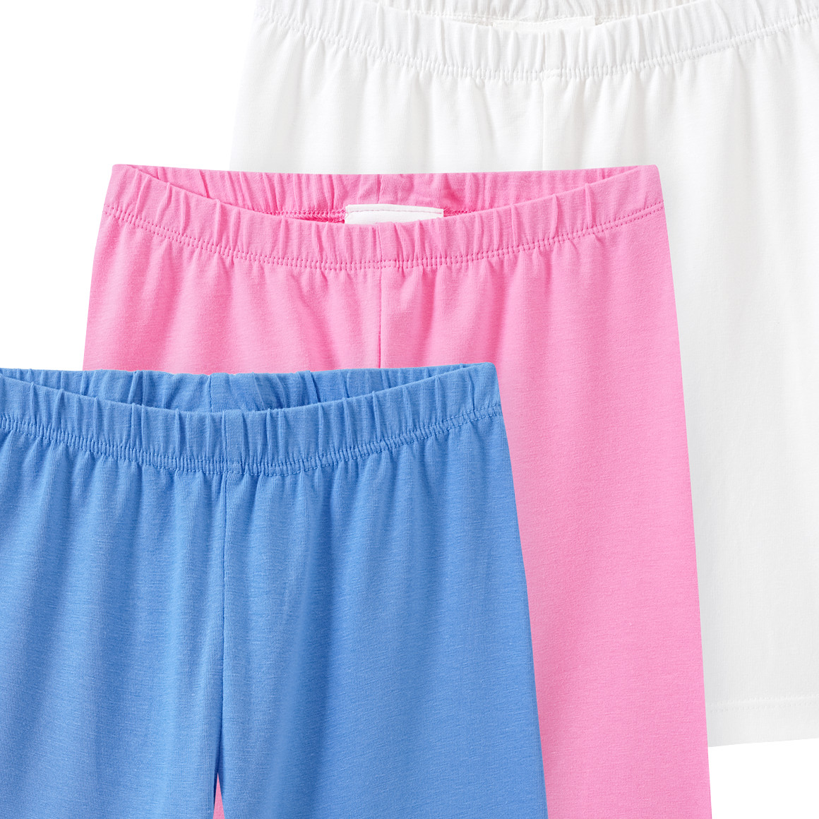 Famy 3 Baby Radler im Basic-Look rosa / weiss / blau