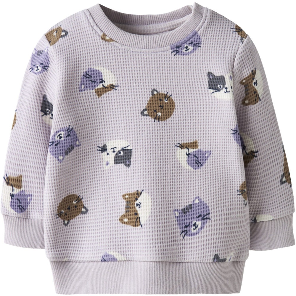 Køb Name It Lilac Marble Nbftammie Ls O-Neck