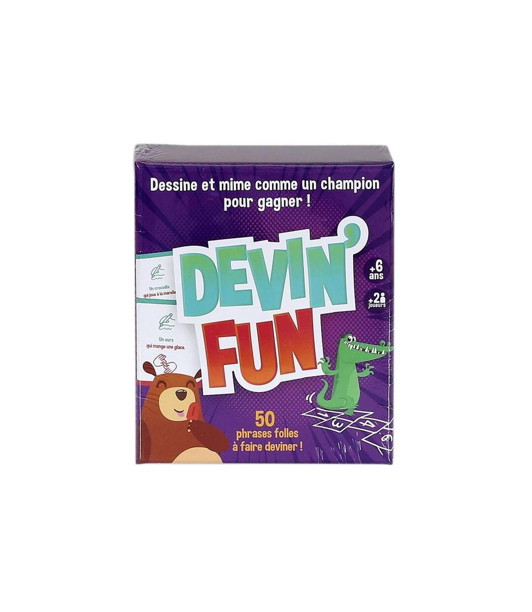 Paris Prix - Jeu De 60 Cartes devin Fun 9cm Multicolore