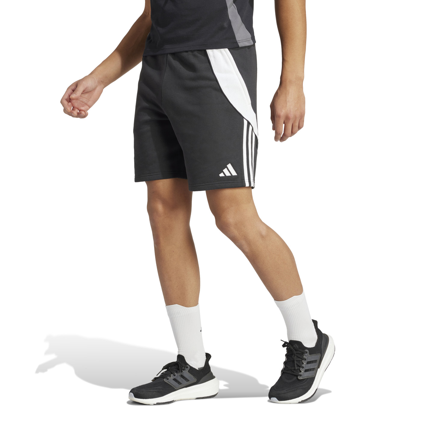 Adidas Tiro 24 Sweat Broekje Zwart Wit