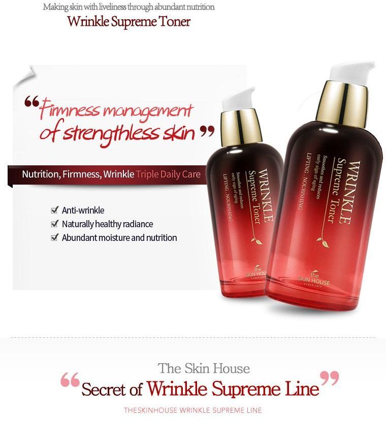 de SKIN HOUSE - Wrinkle Supreme Toner
