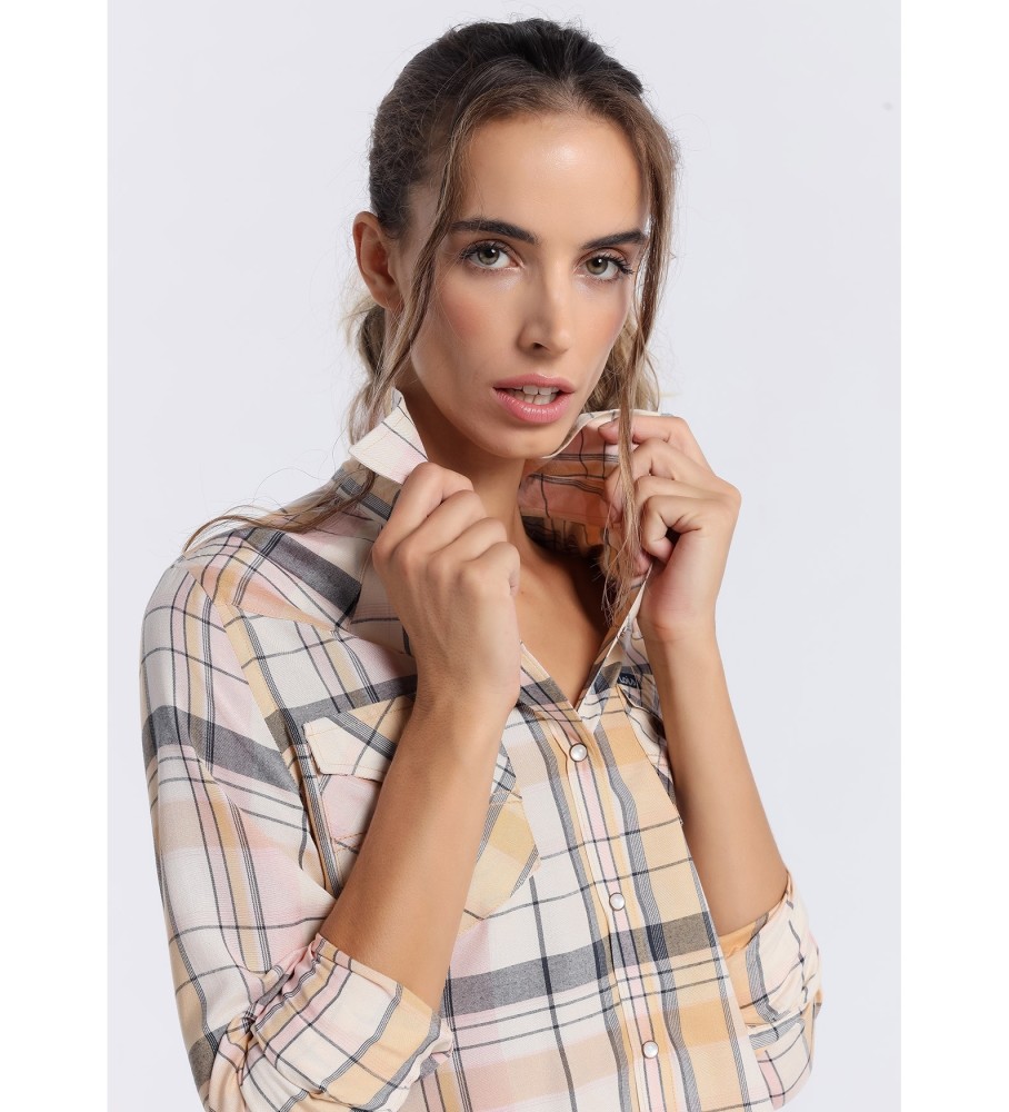 Camisa Lois Multicolor de Manga Comprida