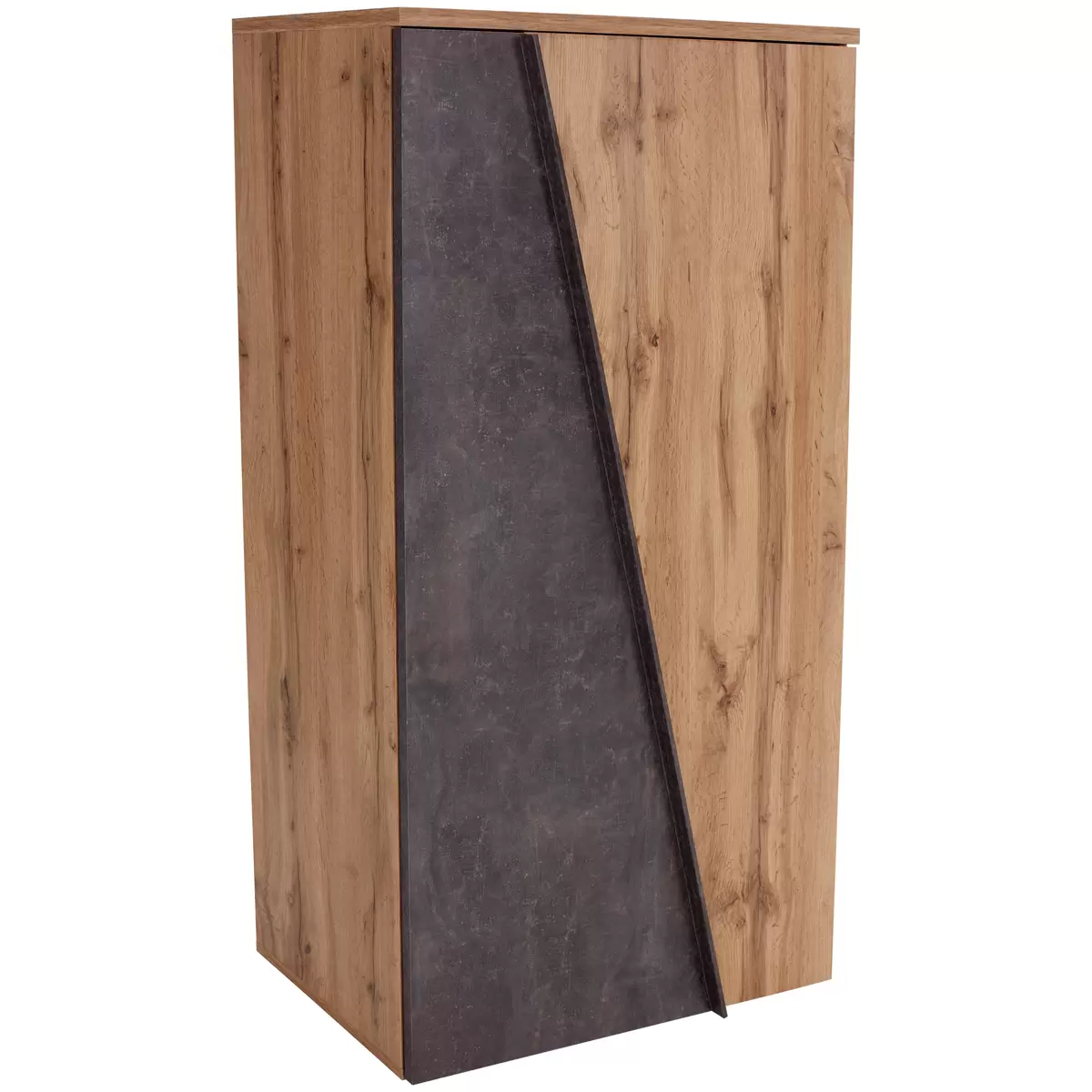 Highboard Venedig Betonoptik,Eiche