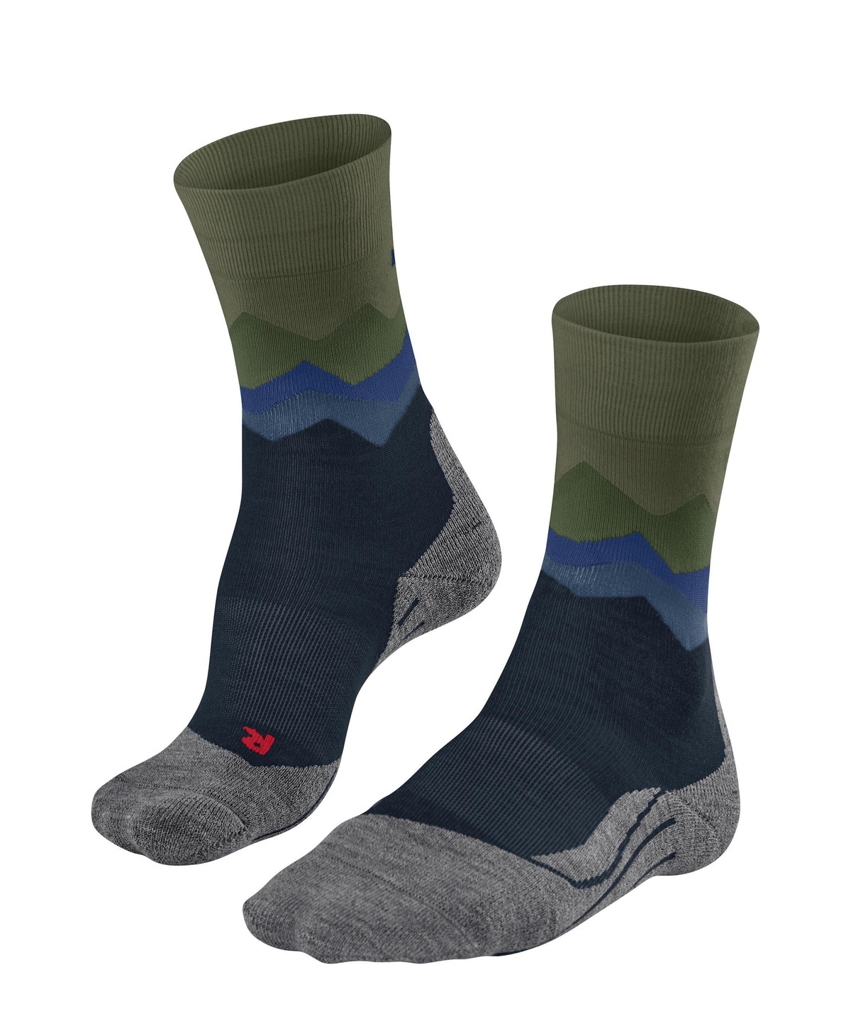 Falke TK2 Explore Crets Mann, Hiking Socks<br>Hiking Socks - med trendy fjellmønster!