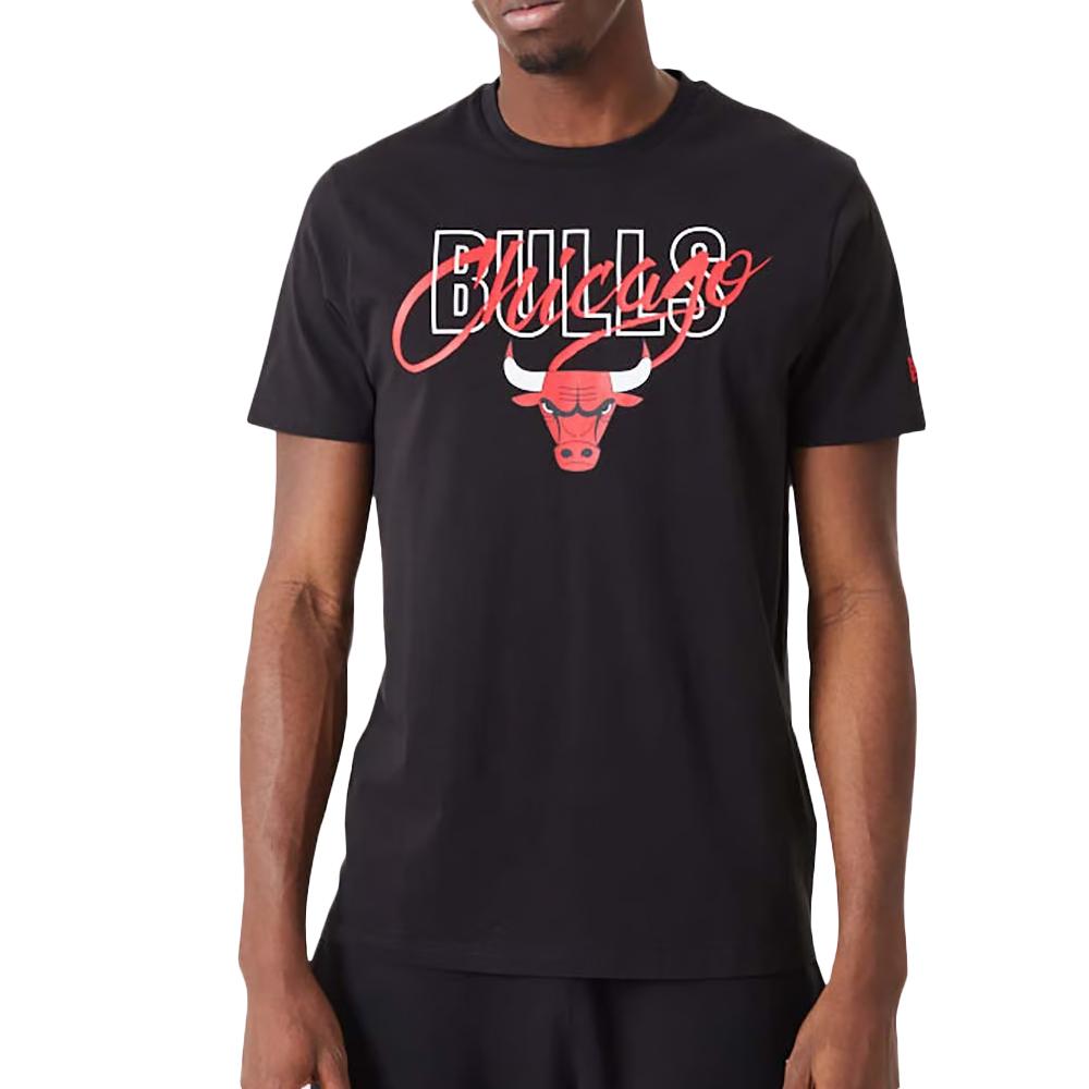 New Era T-shirts Noir Homme New Era Chicago Bulls