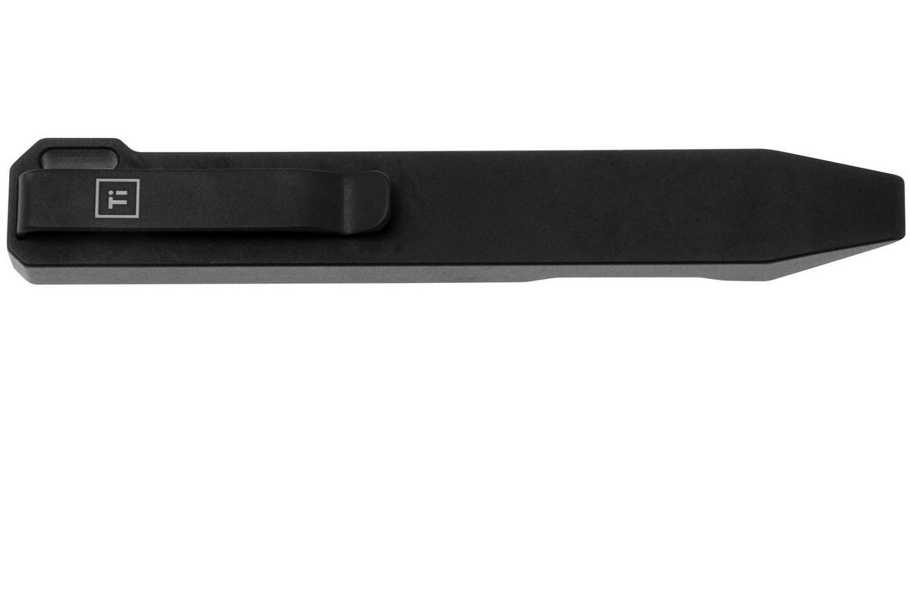 Big Idea Design Ti Pry Bar TI-PB-DLC Black DLC Titanium, fidget prybar