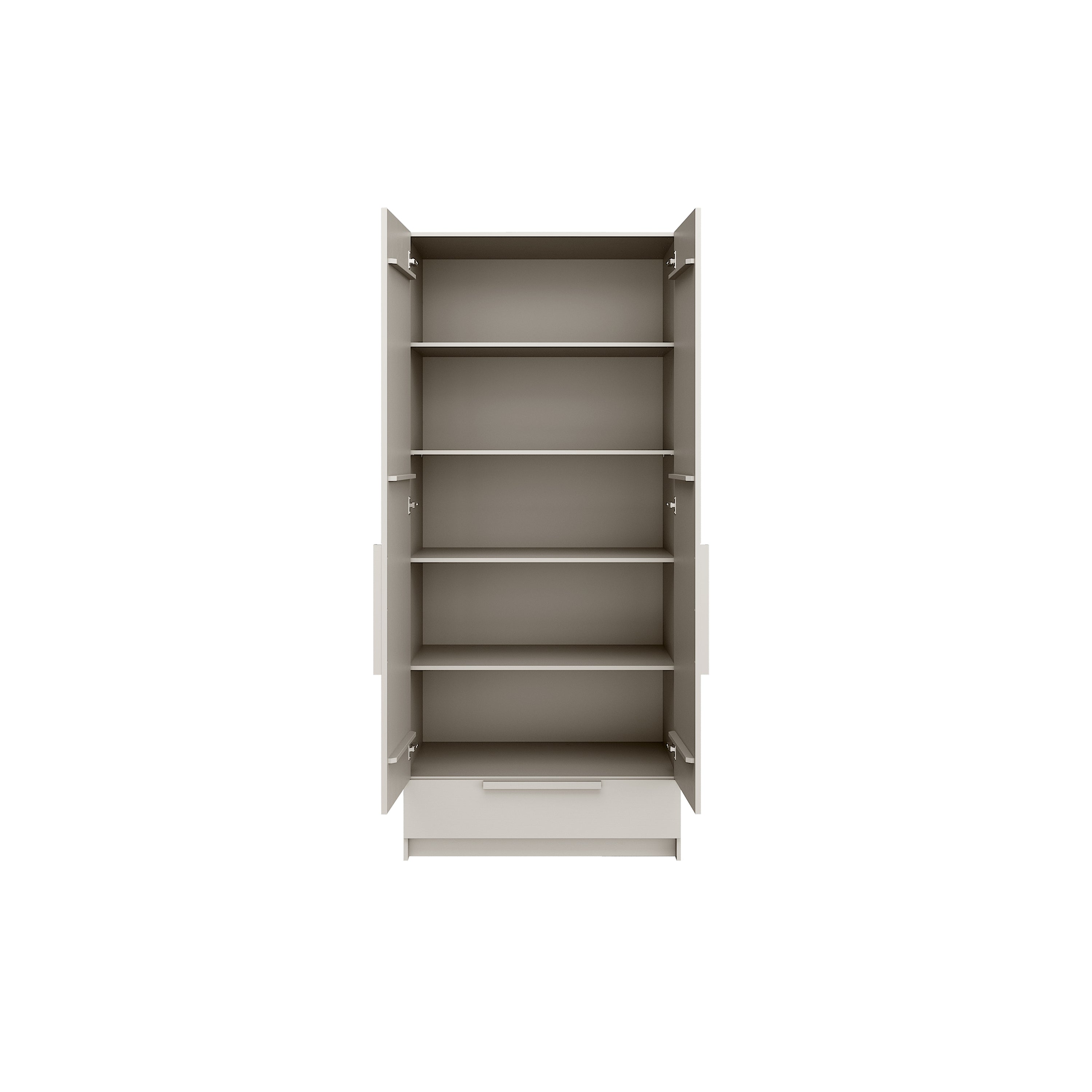 WOOOD Pure Legplankenset tbv Gardarobekast - MDF - Dust - 76x53x92