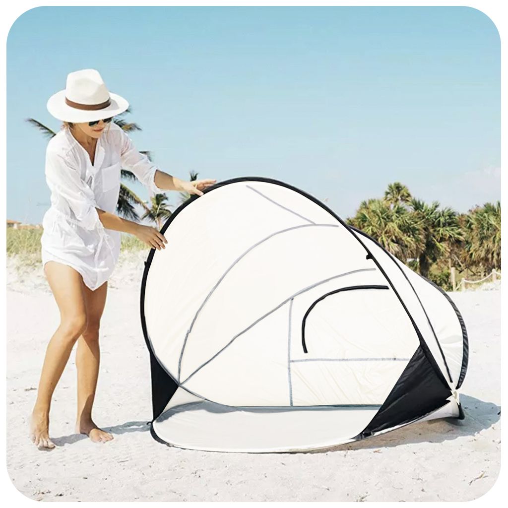 DERYANDERYAN   Strandzelt XL cream